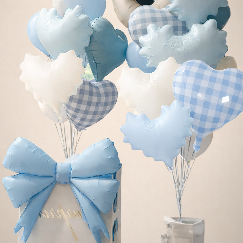 Ballons en forme de cœur en aluminium 46 cm