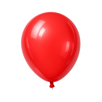 Ballons ronds en latex gonflés à l’hélium