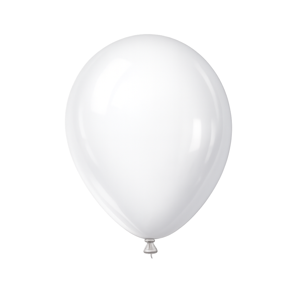 Ballons ronds en latex gonflés à l’hélium