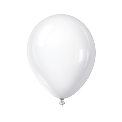 Ballons ronds en latex gonflés à l’hélium