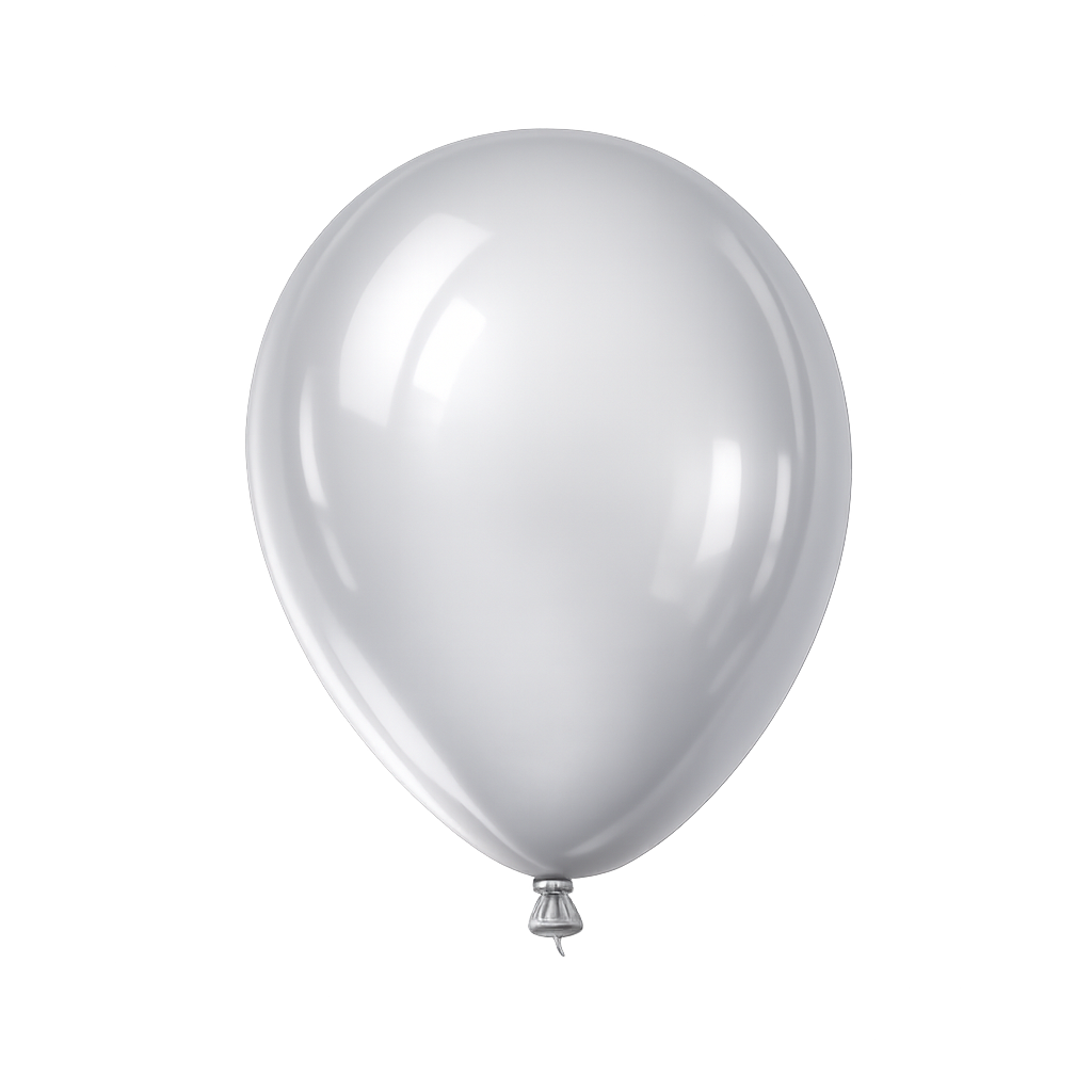 Ballons ronds en latex gonflés à l’hélium