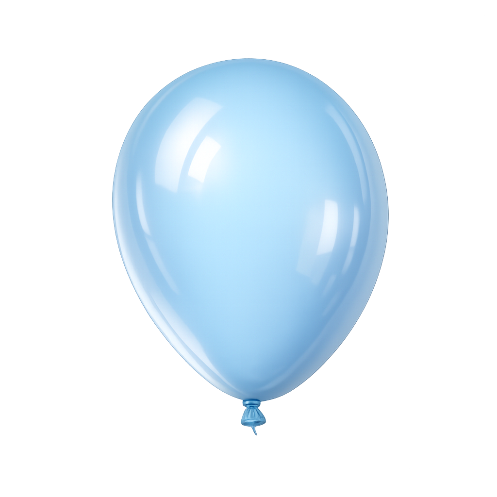 Ballons ronds en latex gonflés à l’hélium