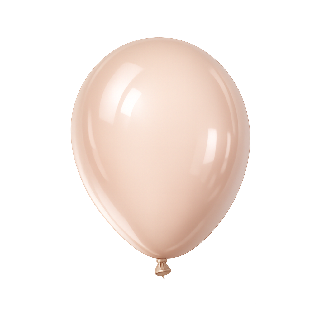 Ballons ronds en latex gonflés à l’hélium