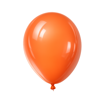 Ballons ronds en latex gonflés à l’hélium