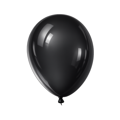 Ballons ronds en latex gonflés à l’hélium