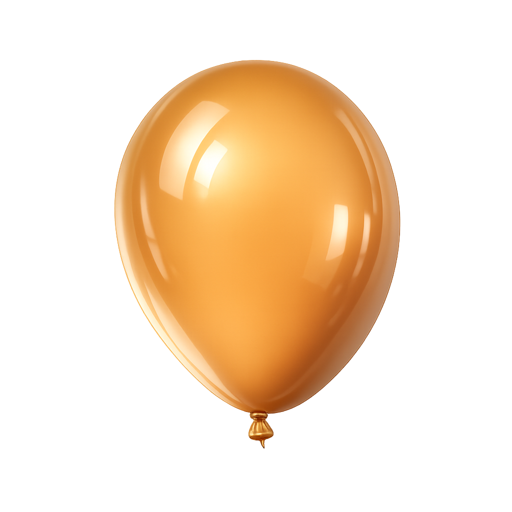 Ballons ronds en latex gonflés à l’hélium