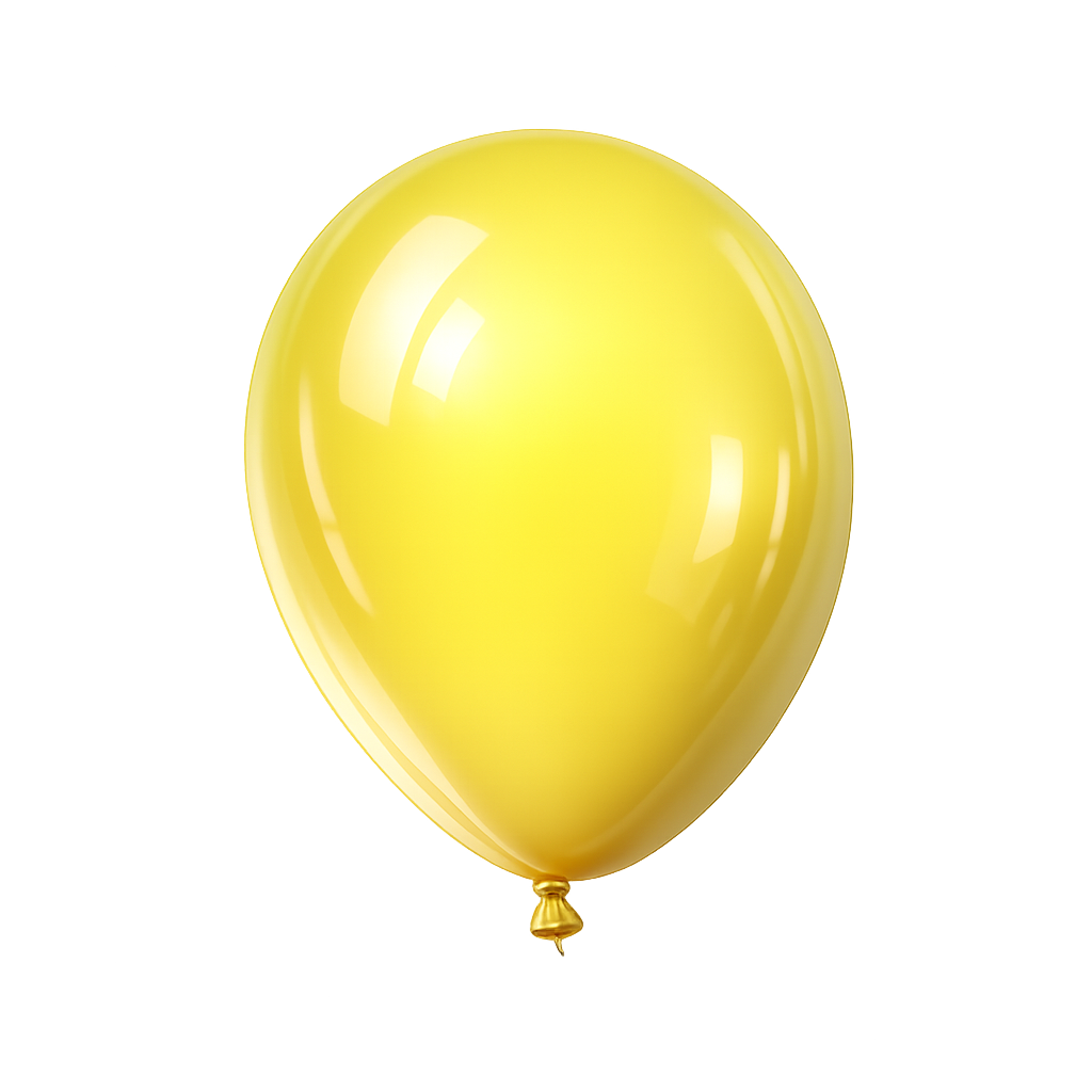 Ballons ronds en latex gonflés à l’hélium