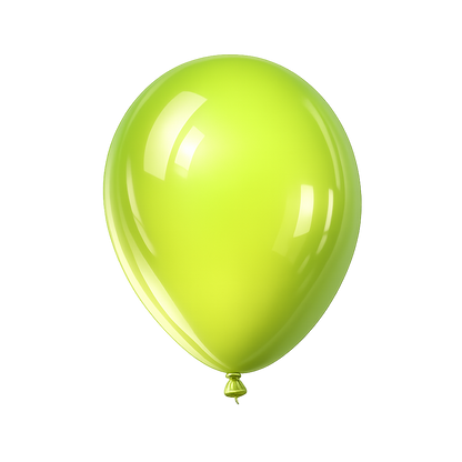 Ballons ronds en latex gonflés à l’hélium