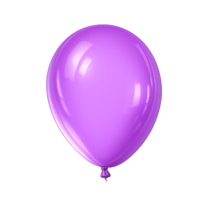 Ballons ronds en latex gonflés à l’hélium